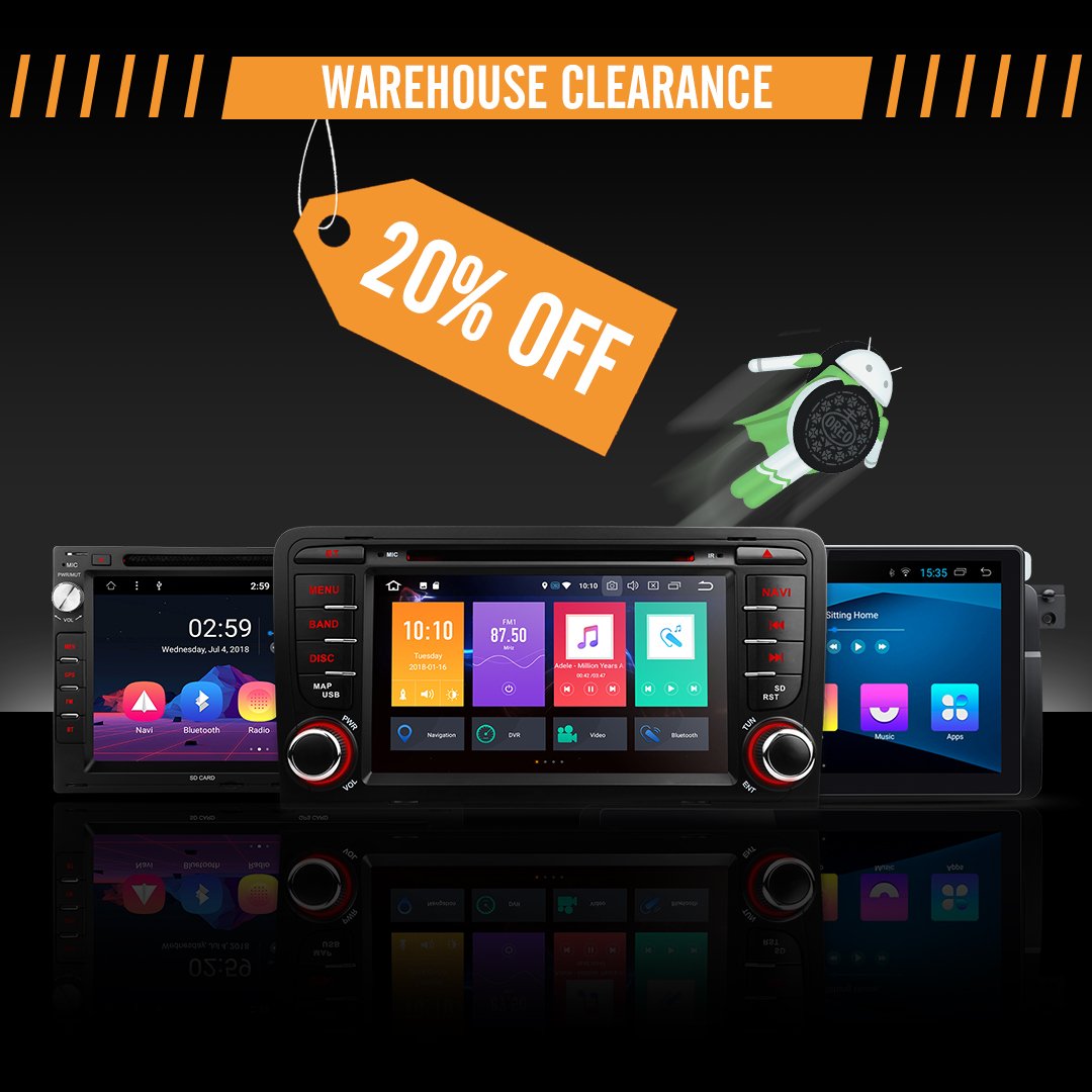 xtrons_ug's tweet image. ⚠️ WAREHOUSE CLEARANCE ⚠️

🔥 20% Off All Android Oreo 8.0 &amp;amp; 8.1 Car Stereos!

🔶🛒 xtrons.co.uk/android-car-st…
🔷🛒 xtrons.co.uk/android-car-st…

#AndroidOreo #CarStereo #Sale #SpecialOffer #Discount #Clearance #Deals #SpecialOffers