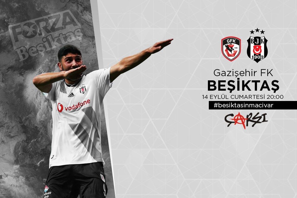 forzabesiktas's tweet photo. Siyah-Beyazlılarımız, Süper Lig'in dördüncü haftasında Kalyon Stadyumu’nda Gazişehir Gaziantep ile karşılaşacak.
⚫️⚪️ #Beşiktaş https://t.co/2iZejfgNUz