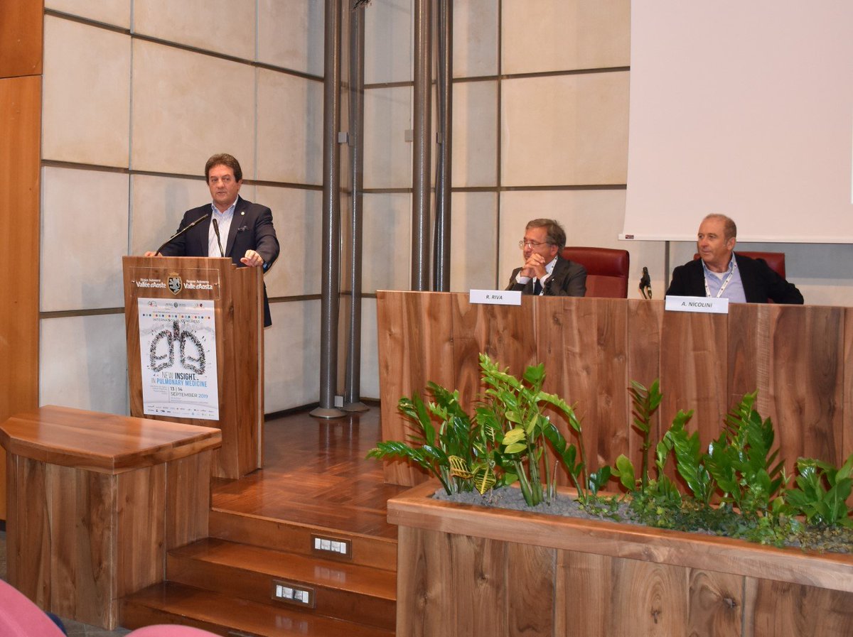 vdaufficiale's tweet photo. International Congress New Insight in Pulmonary Medicine, congresso questa mattina in sala Viglino - Assessore @BaccegaMauro - stiamo lavorando a un programma di governo per il prox triennio che presterà particolare attenzione alle questioni che USL ha sottoposto alla politica https://t.co/V5UQPEQygW