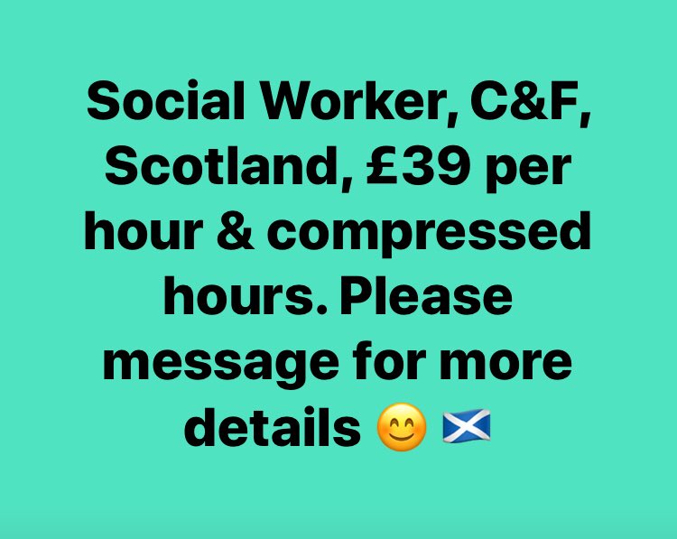 JobinSocialWork's tweet photo. We are looking for Interim Social Workers in Scotland 🏴󠁧󠁢󠁳󠁣󠁴󠁿🏴󠁧󠁢󠁳󠁣󠁴󠁿🏴󠁧󠁢󠁳󠁣󠁴󠁿 #socialwork #socialworkers #agencysocialworkers #locumsocialworkers #socialworker #socialworkscotland #jobsinsocialwork #childrensservices #socialworkjobs #job #opportunity #newjob #locumwork https://t.co/YJC0xYDPbp