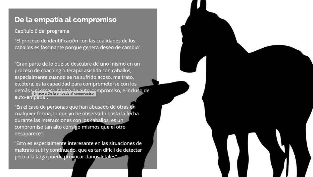 mov_jupsin's tweet photo. 'De la #empatía al #compromiso'
Capítulo 6 del Programa - #Coachingconcaballos
Por Olga Casado @Olga_Casado 
#movimientojupsin #gentejupsin NO al #acoso y a la #discriminación
Información y formación para decidir
https://t.co/uHiyj5JWZ1 https://t.co/hStAFIXPZa