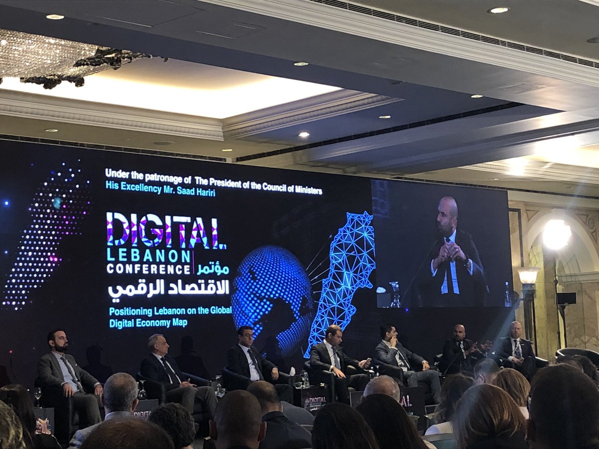 Chief Commercial Officer of <a href="/touchLebanon/">touch</a>, <a href="/nadimkhater/">nadim khater</a> discussing topics during the panel topics such as being a #digital platform, creating the #Touch Innovation Program that supports local #entrepreneurs, and focusing on digitizing Lebanon! <a href="/iktissad/">Al-Iktissad Wal-Aamal</a> #digitallebanonconference