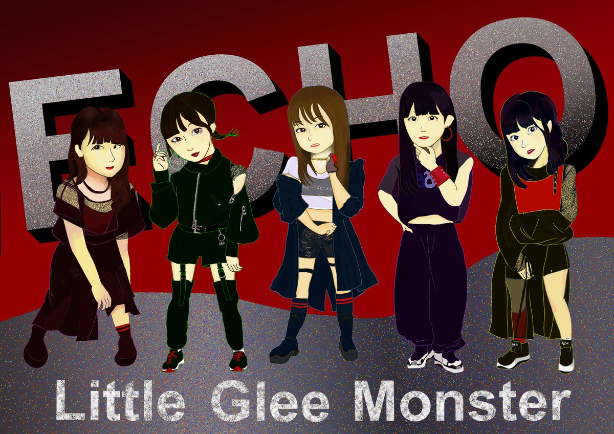 たなせ Echo Little Glee Monster リトグリイラスト