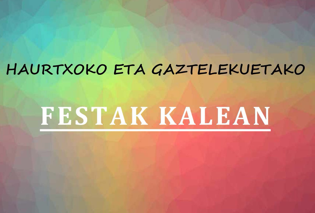 DssGazteria's tweet photo. #festakalean #DssHaurtxokoak #DssGaztelekuak
🎉Haurtxoko eta Gaztelekuak kalera irtengo dira irailetik urrira. Asteburu honetan auzo hauetan: #Aiete #Altza #Bidebieta #Intxaurrondo #Erriberak #Egia.Info+: https://t.co/dVHHSPgTv3
#GoazenGazteria #GoazenDonostia
@DonostiakoUdala https://t.co/D48Hp2FZno