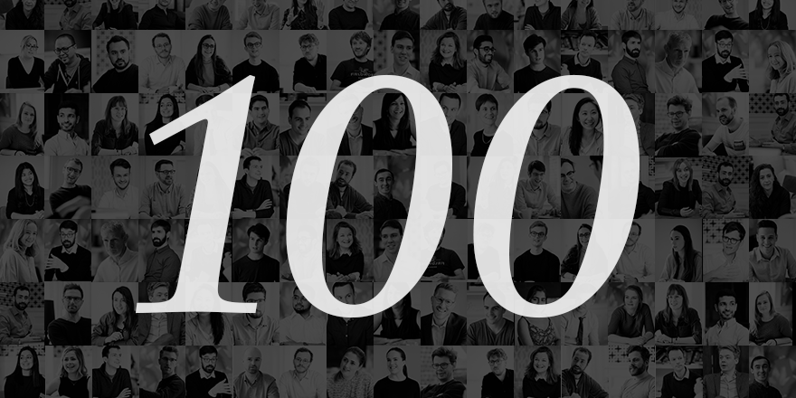 faculty_ai's tweet photo. Today @faculty_ai has passed 100 team members! Thanks to everyone who has been part of the journey and our growth, and welcome to all our new joiners. https://t.co/B9b6ubZe7E