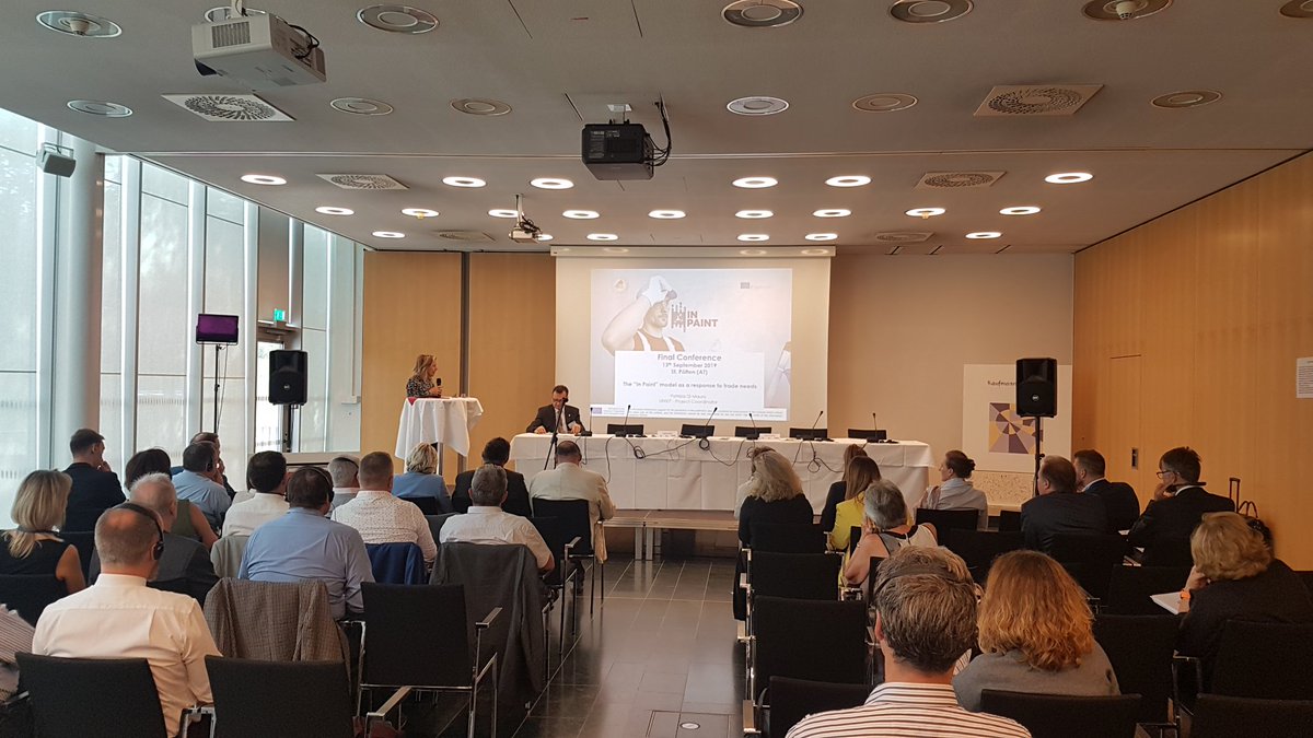 InPaintProject's tweet image. Today the @InPaintProject is presenting its results after 2 years of activities during the Final Conference kindly hosted by the Partner @WKNOE in St. Pölten (AT).
#Erasmusplus #EUproject