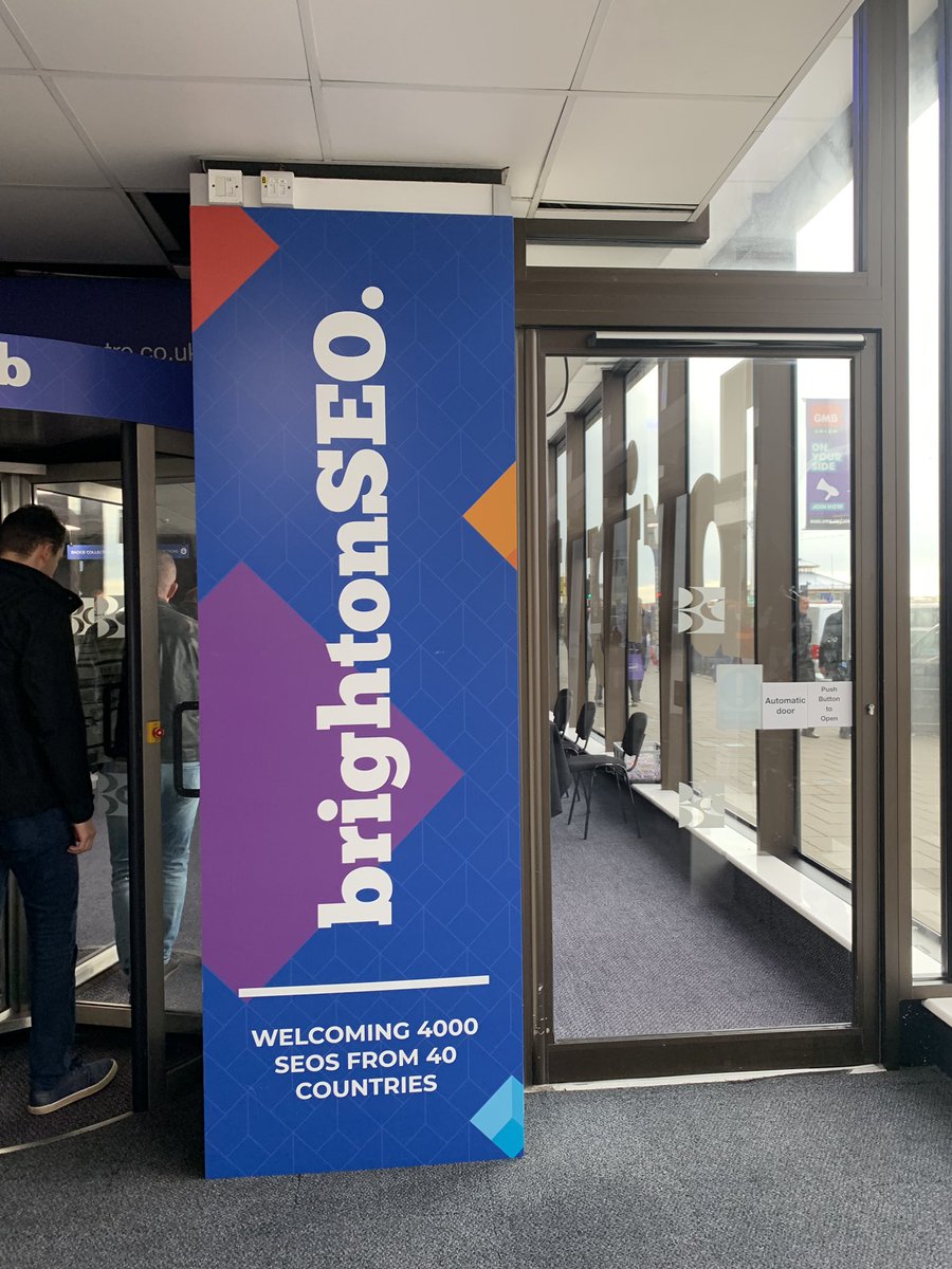 SpletnikSI's tweet photo. It’s happening! @anja_fir and @nusapavlic are ready to soak in the day, bring it on, @brightonseo! #brightonseo https://t.co/3wHvYt7bHy