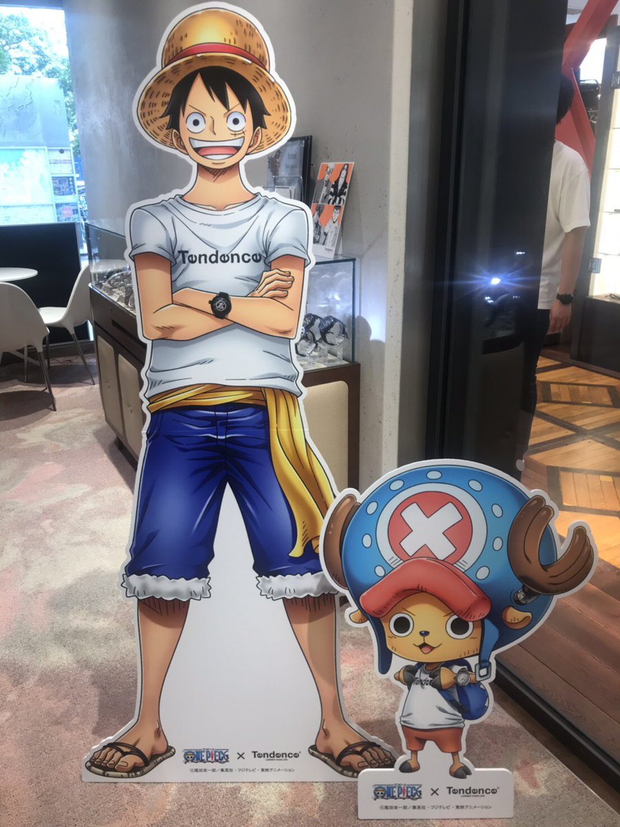 福岡parco 福岡パルコ テンデンスとワンピースがコラボしました コラボ商品の時計は先着順に予約となっておりますのでお早めにお越し下さい 是非この機会に等身大パネルと写真を撮りましょう 本館1f Gc Yukizaki