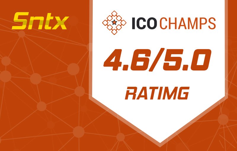 sentexchange's tweet photo. ICOChamps gave 4.6/5 to SNTX for its innovation and feasibility. It is one of the most promising investments that you could consider in this fledgling domain.

Take a look at a review here: https://t.co/X4NItGoLr5

#ICOChamps #Rating #Investment #SNTX #IEO #Sentexexchange https://t.co/zd4LEjfWBZ
