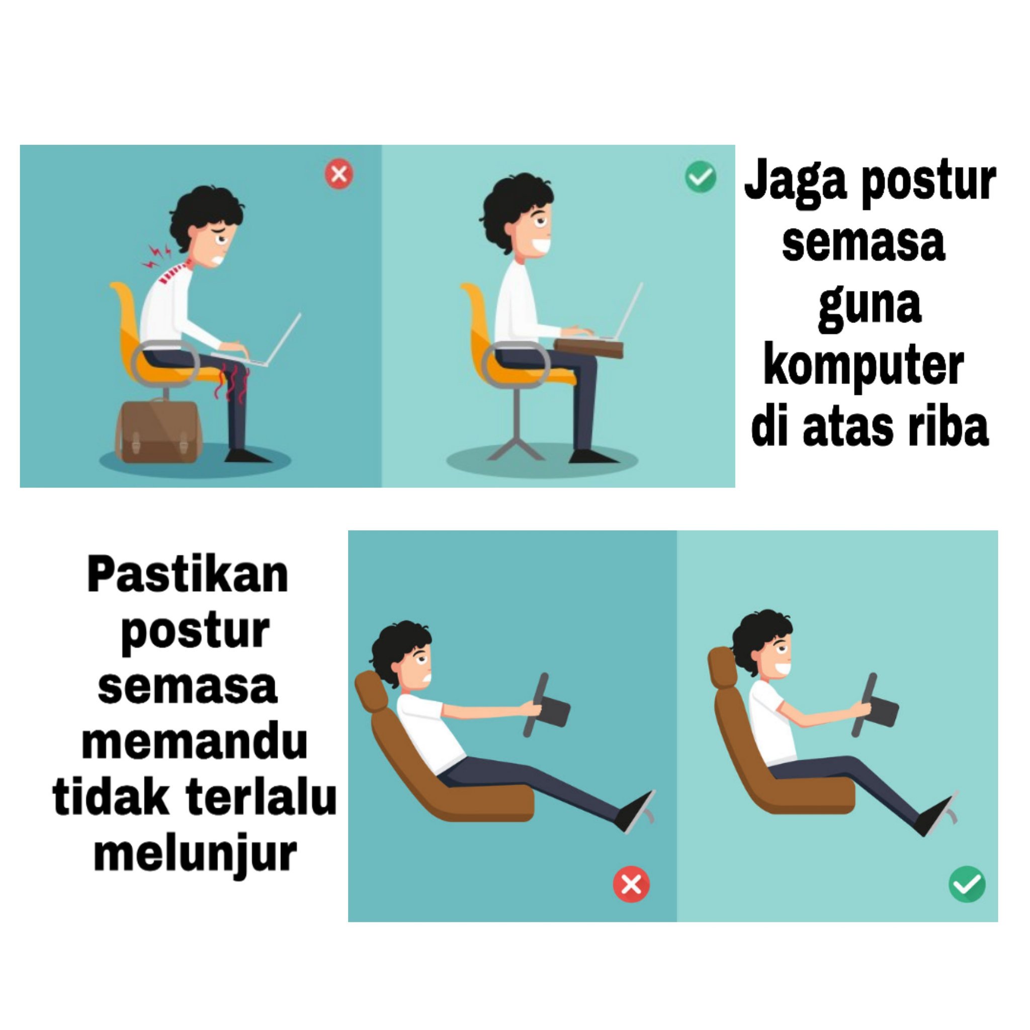 Dr Kamarul Ariffin Nor Sadan On Twitter Thread Jaga Tulang Belakang Duduk Peha 90 Lutut 90 Belakang Sandar Elakkan Bongkok Elakkan Melunjur Https T Co 94zvenvm1d Twitter
