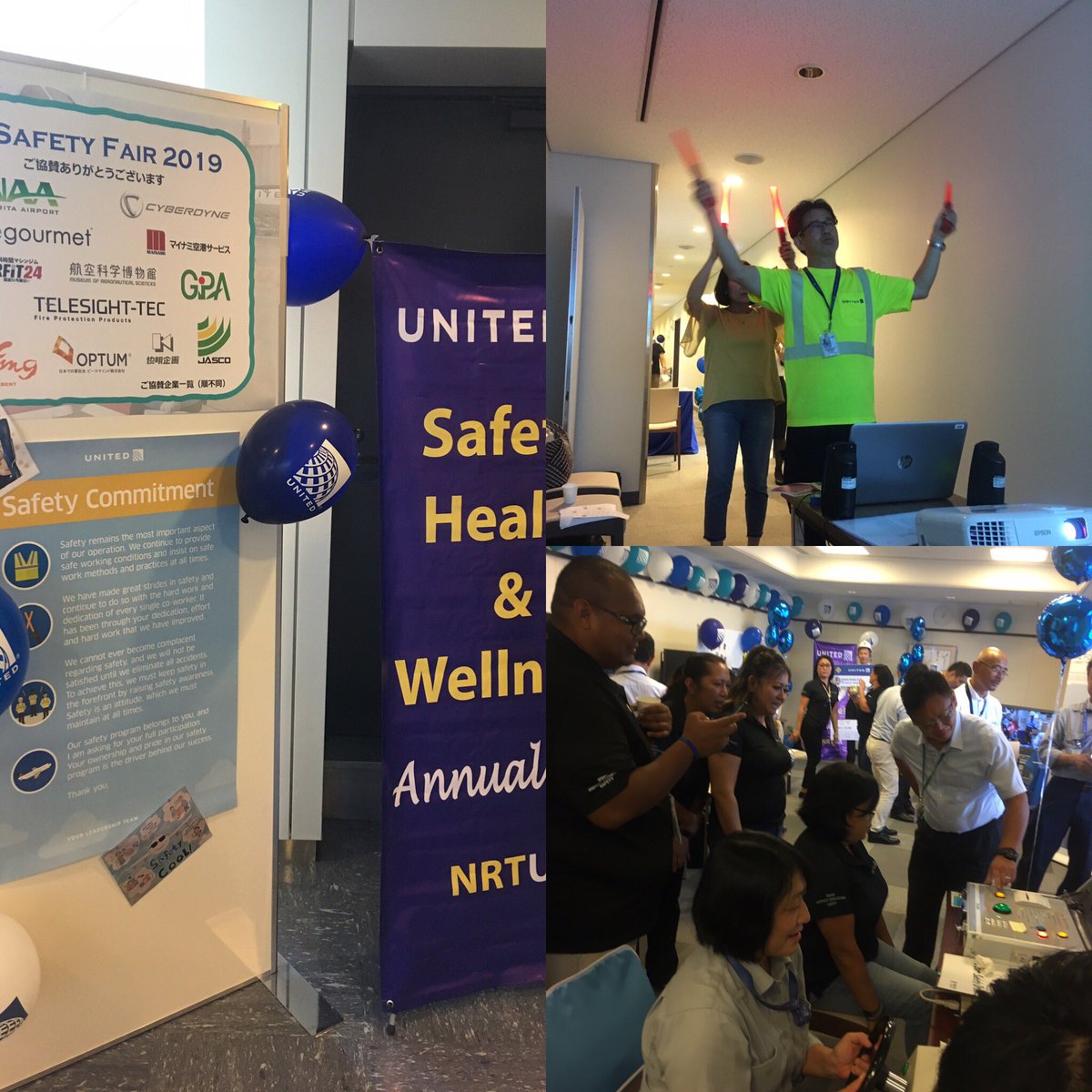 TY40222349's tweet photo. NRT Safety Fair-mission complete having fun.
@JT67977409 @sam_shinohara @BaldeviaEilis @weareunited https://t.co/AafNwC86Hd
