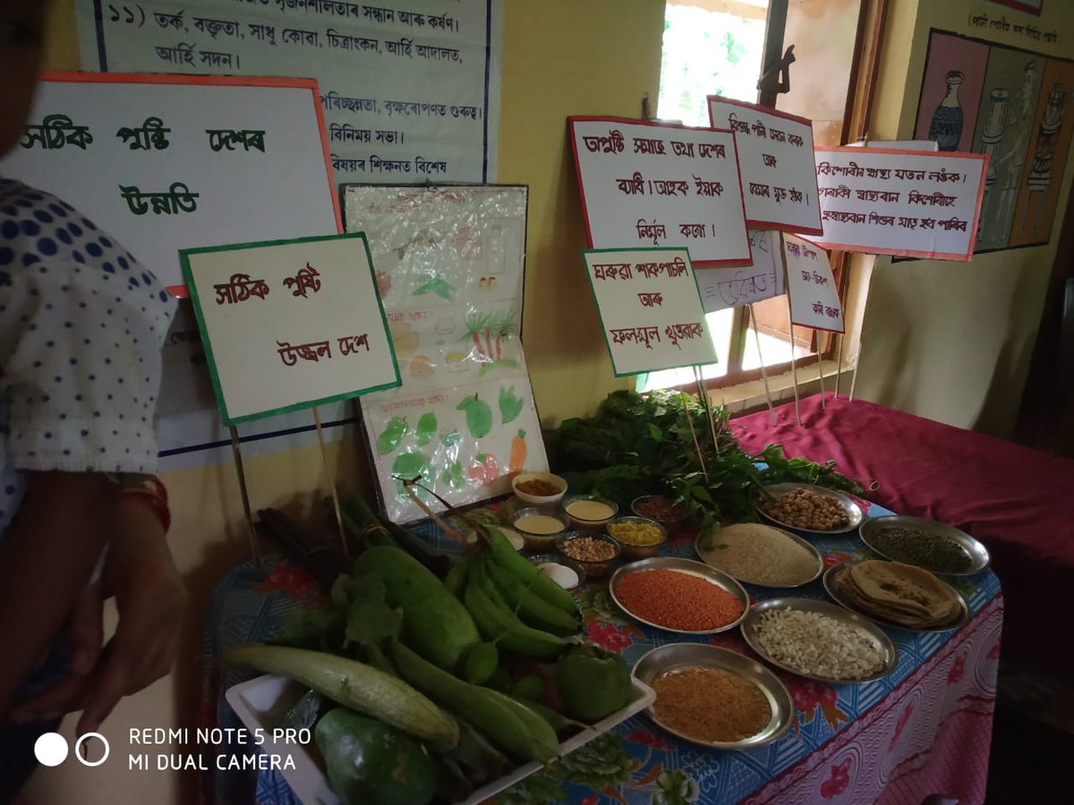 SBP_Kamrup's tweet photo. Awareness on 5 Themes of POSHAN Maah and Nutritious food demonstration in #Bezera ICDS Project, Kamrup.
@POSHAN_Official @PoshanAssam @MinistryWCD @SPreraks @tini_tatatrusts https://t.co/W6NkeFKDHl