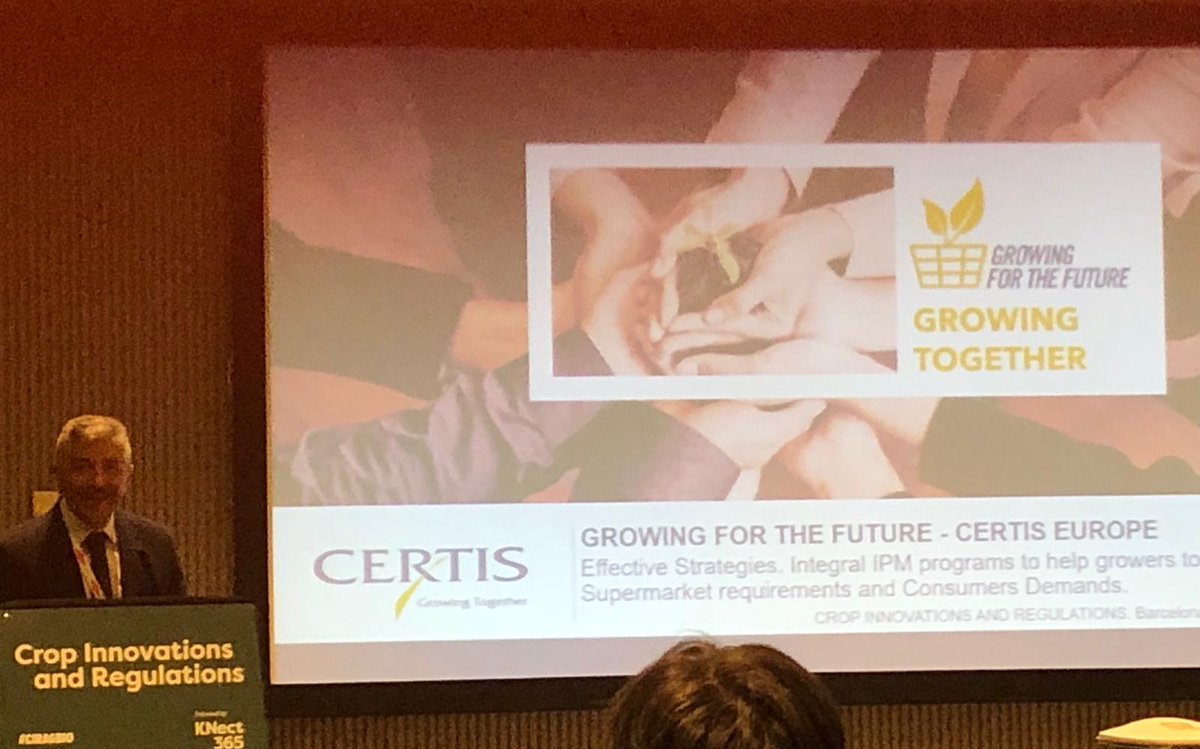 CertisBelchimES's tweet photo. Aquí os dejamos algunas imágenes del Country Manager de Certis, Pedro Juan, durante su ponencia en el CIR que fue todo un éxito de participación 👏👏 #CIRAGBIO #G4TF https://t.co/7FKqT0uyam