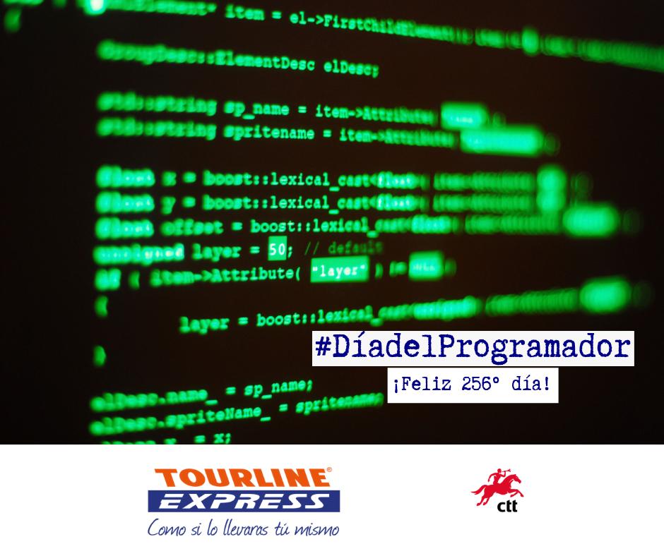 CTTExpressES's tweet photo. Ya no podríamos imaginar nuestras vidas sin ellos...
¡Feliz #DíadelProgramador! #256º #TourlineExpress 👨💻👩💻 https://t.co/C7N662jY9k