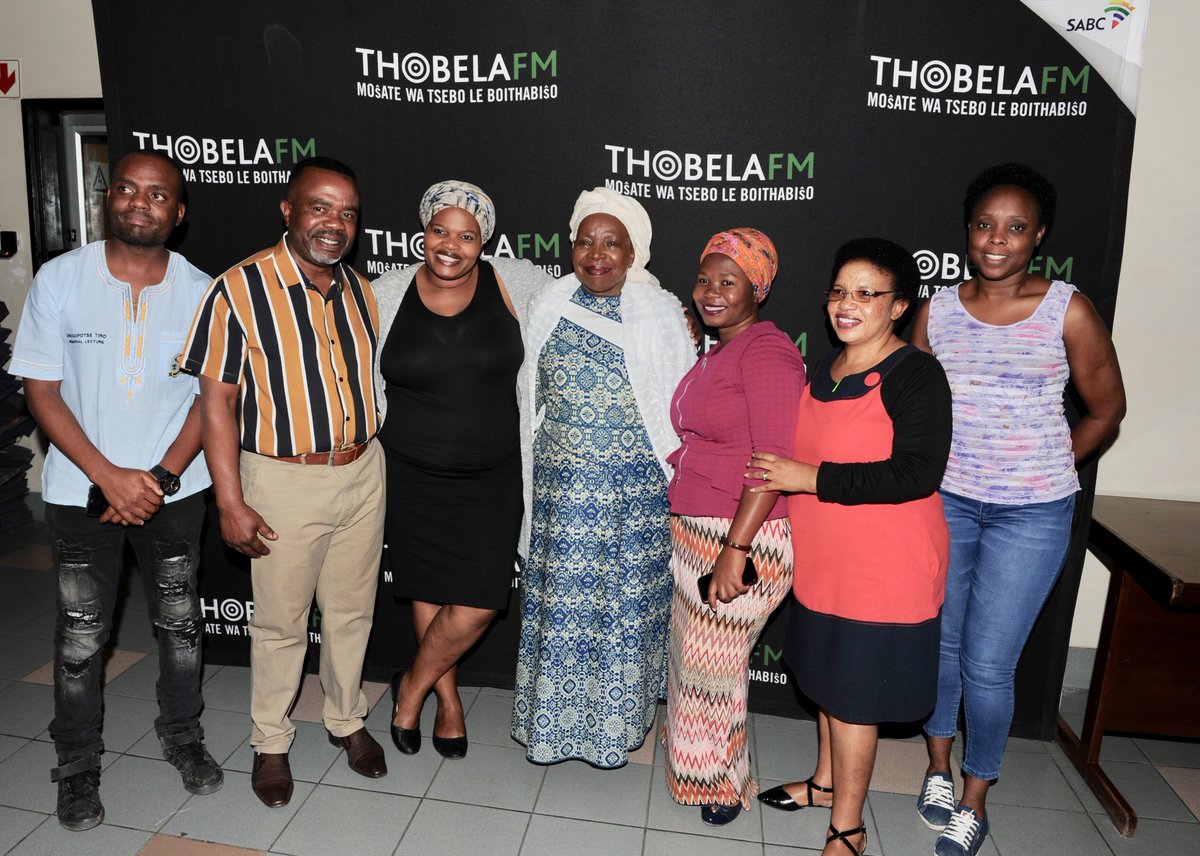NationalCoGTA's tweet photo. This morning, @NationalCoGTA Minister, @DlaminiZuma  joined the #tfmditlalemeso breakfast show on @ThobelaFMYaka to discuss, among others the new #DistictModel, gender-based violence #GBV and #immigration.

#cogta https://t.co/JjMycFv8Dv
