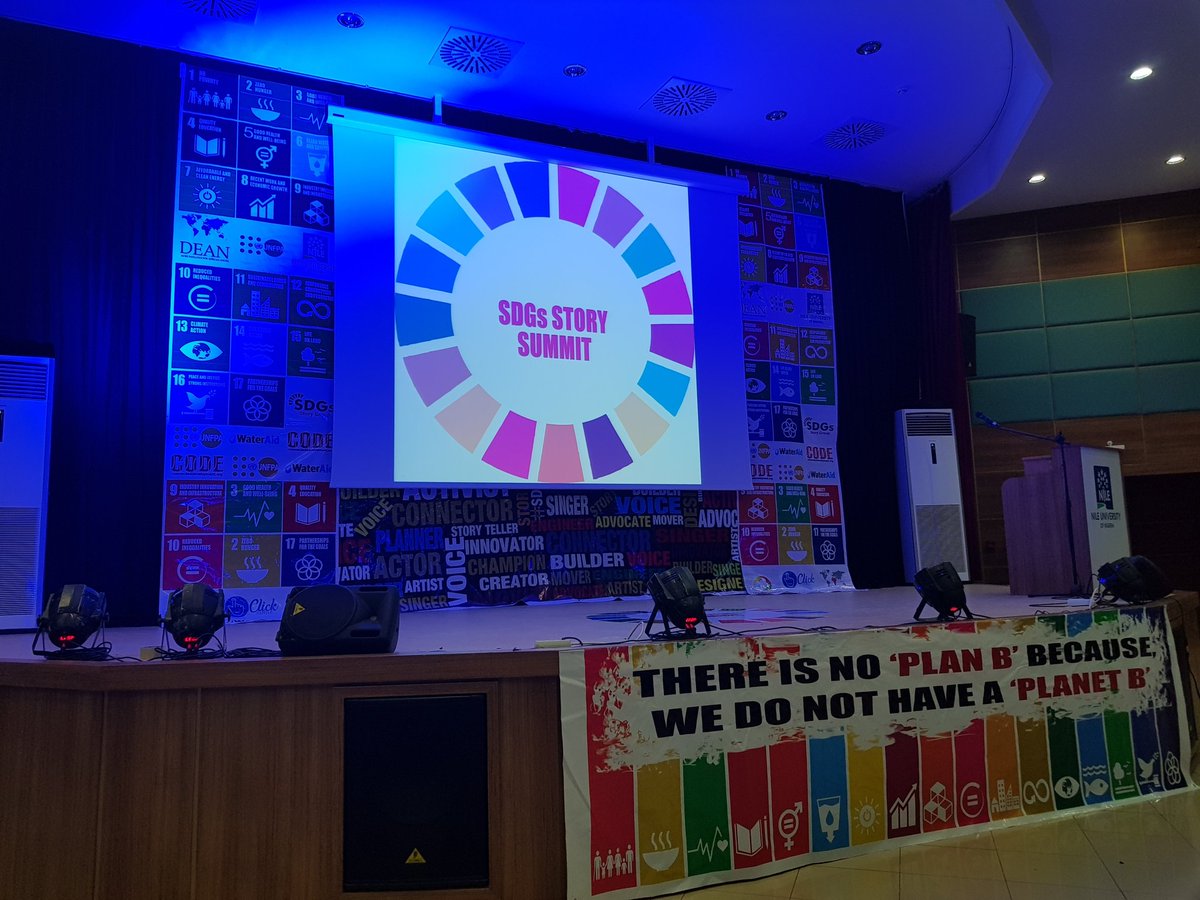 Currently attending @DEANinitiative's #SDGsummit, an #SDGStory project created not just to create awareness, ownership of roles by the citizens & getting stakeholders involved but also to elicit action towards achieving the Global Goals.
#WaterWide