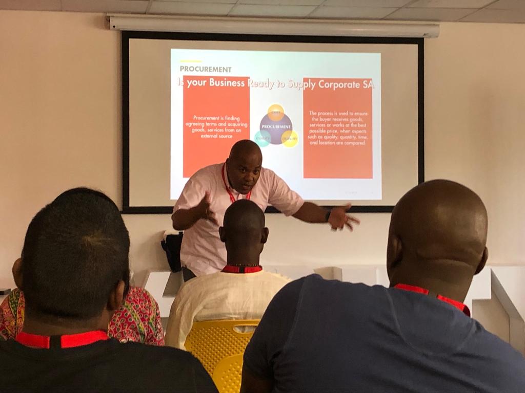 High energy levels at <a href="/Shell/">Shell</a> for the Johannesburg masterclass for <a href="/OrangeCornersSA/">Orange Corners SA</a> entrepreneurs! #procurement #supplychain #valuechain #entrepreneurship