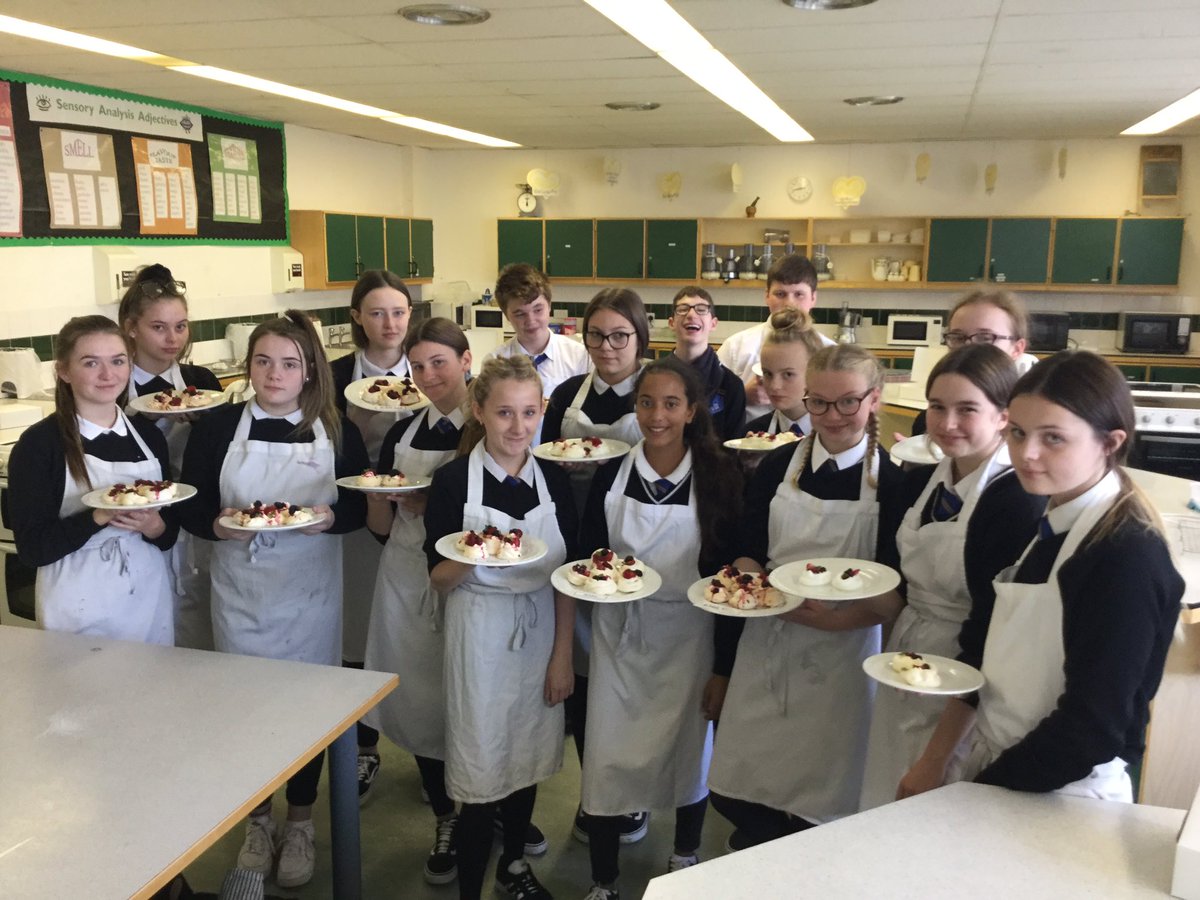 lossiehighHE's tweet photo. S3 Home Ec students very proud of their Mini Pavlovas they made this  morning. https://t.co/Nui3d6PB9L