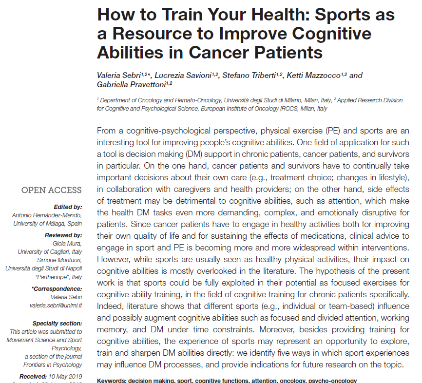 SebriValeria's tweet photo. Available! #PhD #oncology #decisionmaking #sports https://t.co/nWdvTWACS4