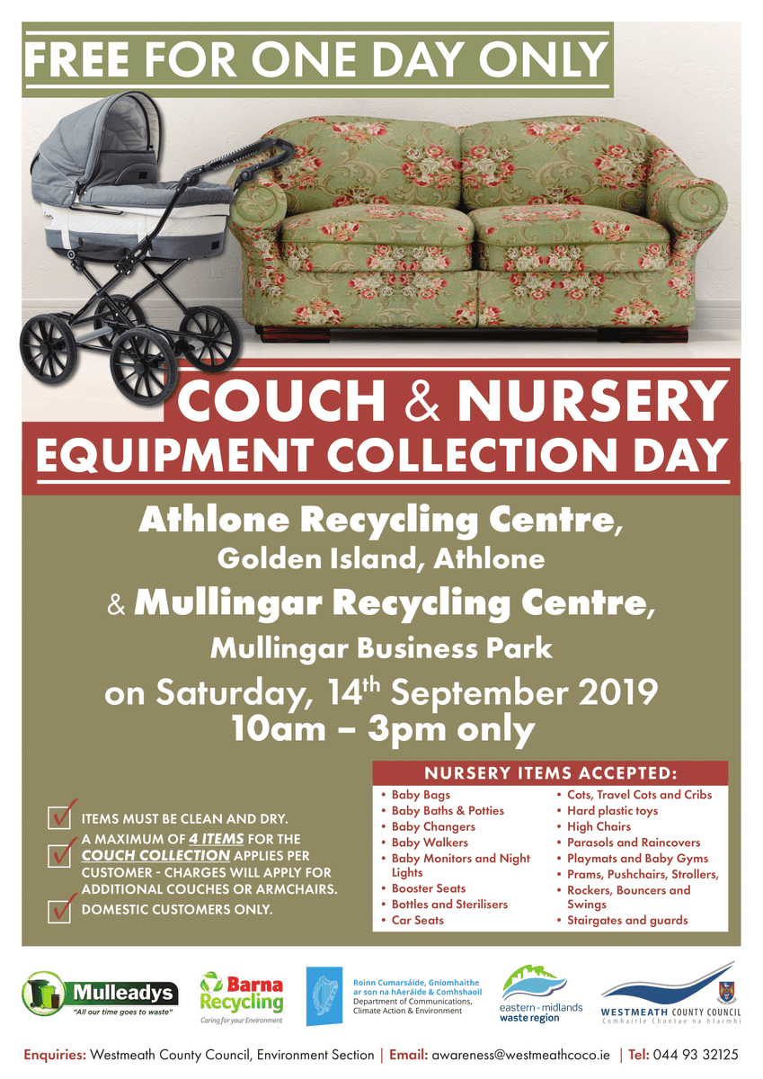 Westmeath County Council On Twitter Get Rid Of Your Couches