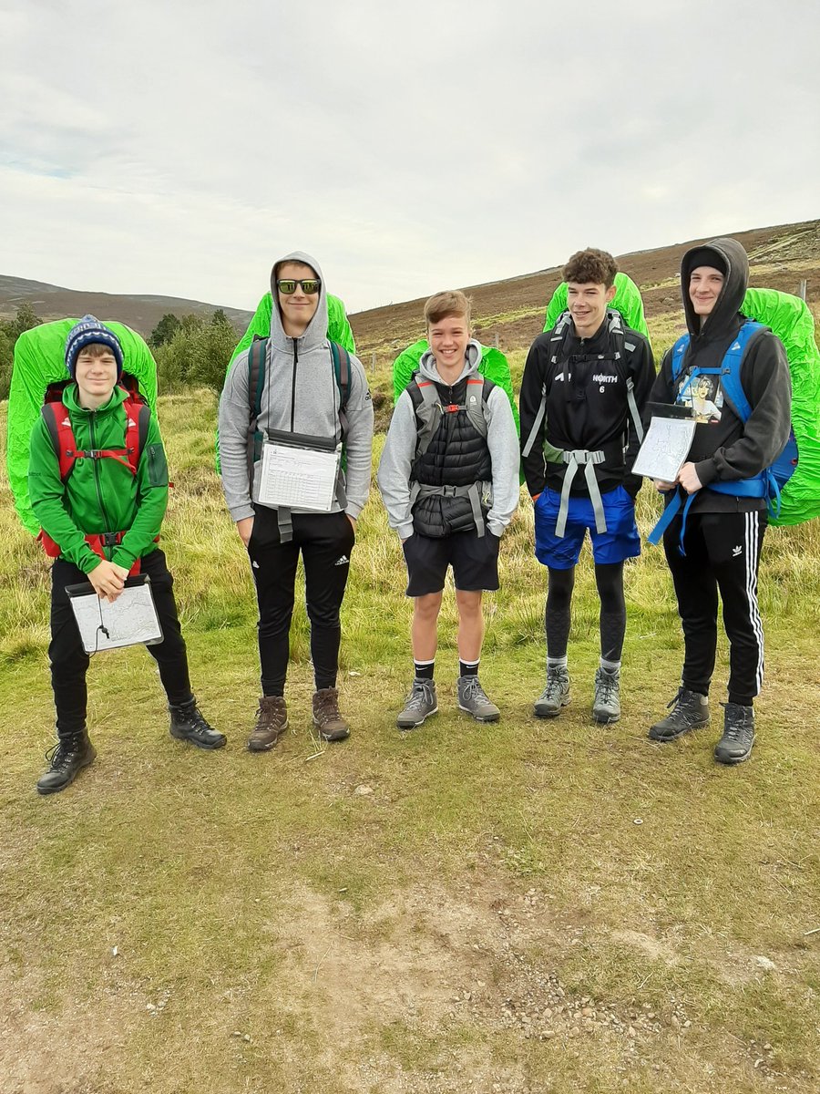 Good Luck <a href="/HarlawDofE/">Harlaw Academy DofE</a> <a href="/harlaw_academy/">Harlaw Academy</a> Green Group out on their Silver Qualifying Expedition.