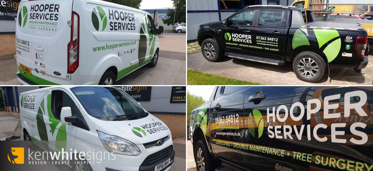 kenwhitesigns's tweet image. #VehicleLivery completed for #HooperServices. Vehicle livery is about more than transferring a logo onto a van, it is about communicating your brand in the best way possible to catch your customers&apos; attention. 

Call 01884 253795 to enquire. kenwhitesigns.co.uk #devonpixels