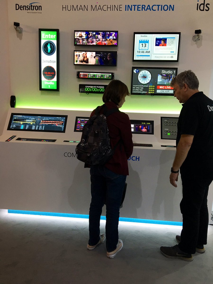 Densitron's tweet photo. .@jennypriestley for @TVBEurope talks to #haptics expert #MartynGates on Stand 8.B41 @IBCShow
#Densitron #DisplayTechnology #DisplaySolutions #DisplayMonitors #IBCShow #IBC2019 https://t.co/QNN3p7xAbN