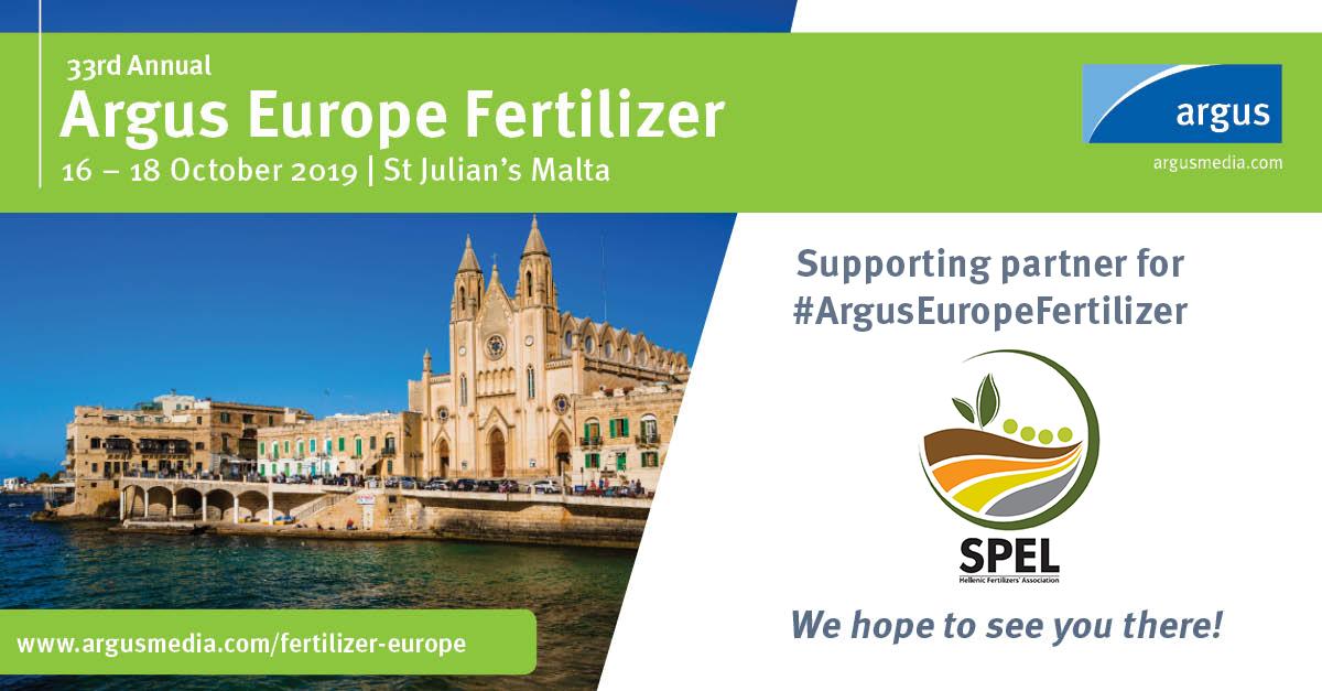We are proud to be a supporting partner for this year’s Argus Europe Fertilizer bit.ly/2lHK9L1. Members will receive 10% off the standard rate. Join 450+ attendees from across the European supply chain who have already secured their place #ArgusEuropeFertilizer