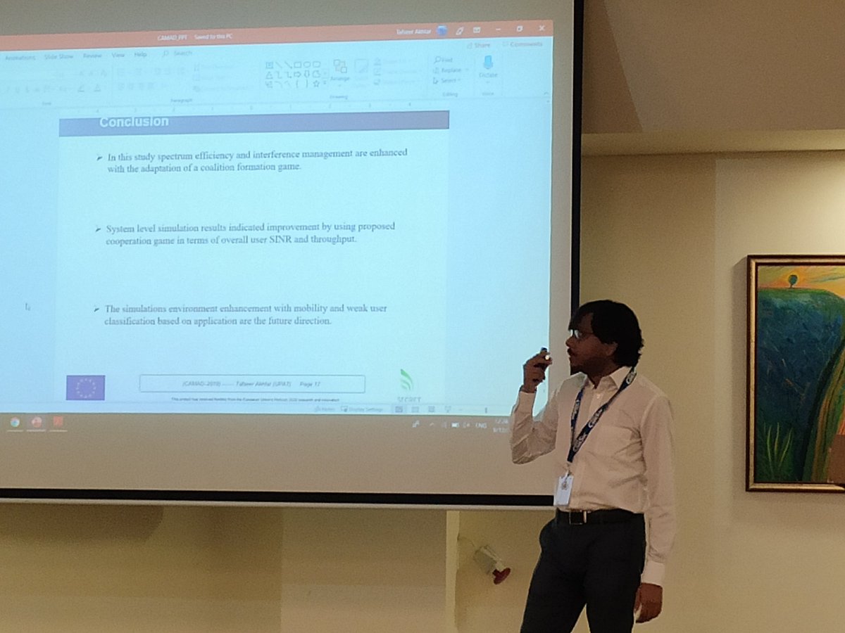 taffattwi's tweet photo. Dissemination of my recent work at #IEEE_CAMAD_2019, #Limassol. Trying hard to present and make sense with very long hair. #ITN_SECRET #MCSA #IEEE. https://t.co/dKp0Iwg0tw