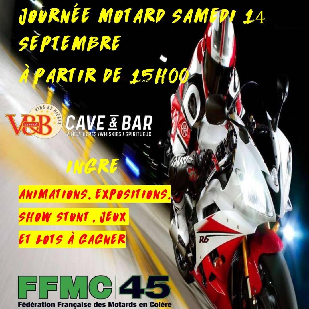 infoffmc45's tweet photo. 🚨 N'oubliez pas c'est demain !!! 🚨
Journée moto 🏍🏍, au V&amp;B Ingré, à partir de 15h.
Venez nombreux pour ce 1er événement MOTO 
Nous serons présent pour échanger sur l'actualité autour de la moto et vous rencontrer.
#V&amp;Bingre #ffmc45 #défendstalibertederouler https://t.co/XjxRLjWA7D