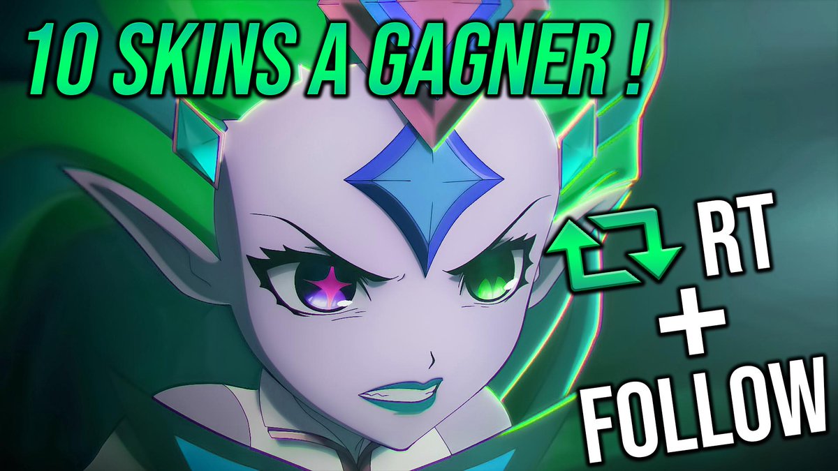 NakaStream's tweet photo. #CONCOURS 10 SKINS ZOE STAR GUARDIAN ✨ + CHROMA EMERAUDE  A GAGNER GRACE AU #LeaguePartner ! 🎁

✅ 7 sur ce tweet avec un petit RT + Follow @NakatineLoL 
🎦 3 sur mes lives Twitch : https://t.co/fTv0DlNgT1

TIRAGE LE 25 SEPTEMBRE ! Bonne chance à tous ! https://t.co/QcMZqSkOQF