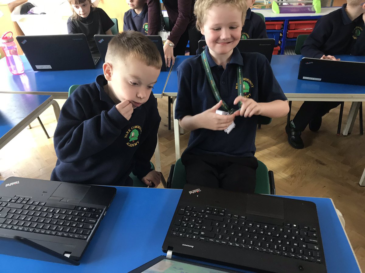 PCAprimary's tweet photo. 2H are using the computers to log into their own @EducationCity accounts. It’s a fun, interactive way to learn about the core subjects. https://t.co/PNsfPJTtDW