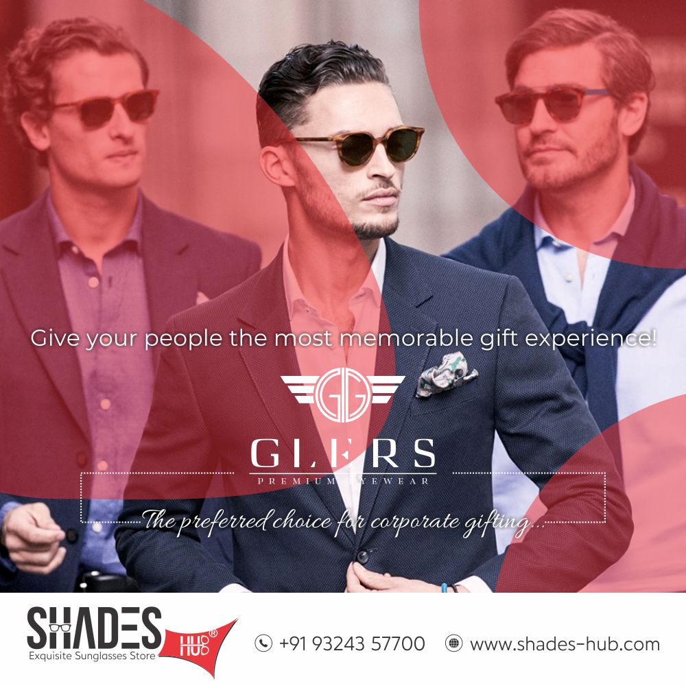 Give your people the most memorable gift experience!

Glers - Premium Eye Wear

The perfect choice for corporate gifting!

Available @ Shades Hub: 91 9324357700

shades-hub.com
fb.com/shadeshubcolle…

#Glers #PremiumShades #BrandedSunglasses #CorporateGifting