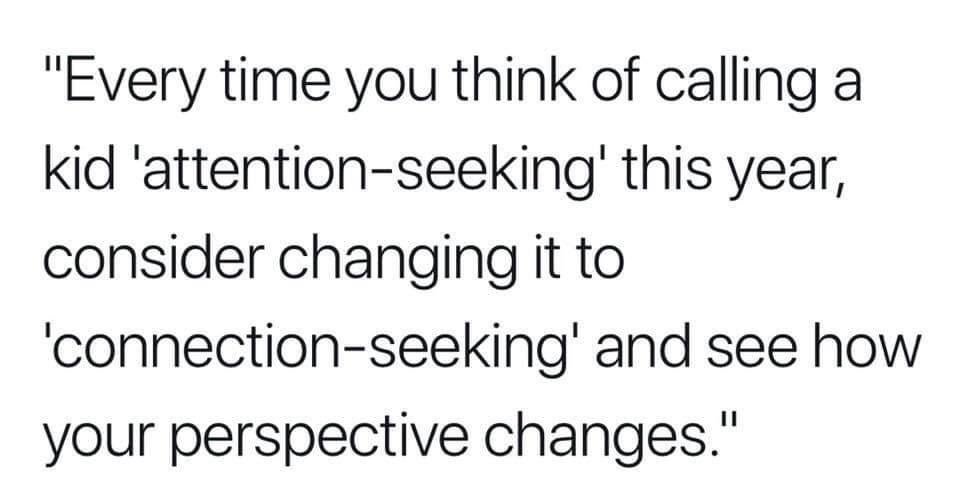 Sometimes we have to reframe our thinking...