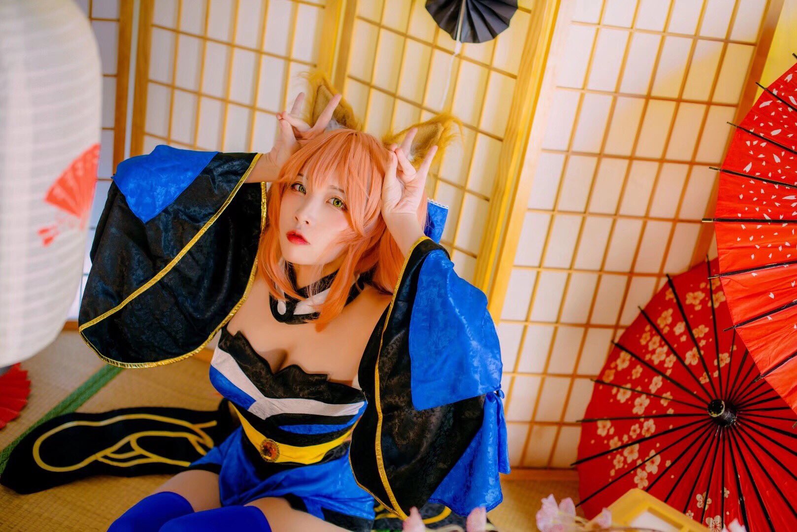 画像,#cosplay #FateGO master，中秋快乐！ https://t.co/7LNICZxDQf。
