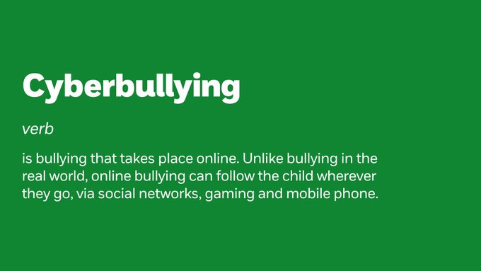 Do you know what we mean when we say cyberbullying?👇 It's often in the news and it can be difficult to know what you can do to help keep your child safe. But, we're here to help with lots of advice and support👉: bit.ly/2k7D4mF