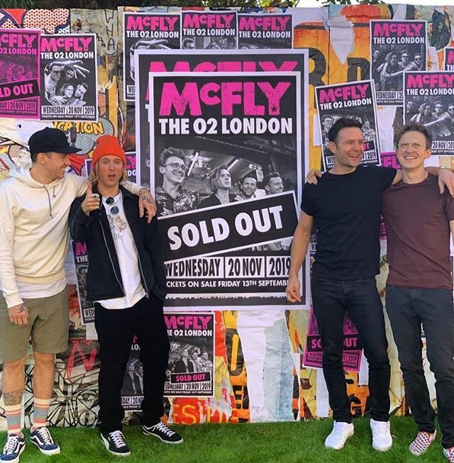 TomFletcher's tweet photo. Opened my front door to this... SOLD OUT! After the last few years I genuinely wasn’t sure this day would ever come and I can’t thank you all enough. Time to dust off that guitar! https://t.co/ZHrX1Wh3CG https://t.co/646QhjC1KW