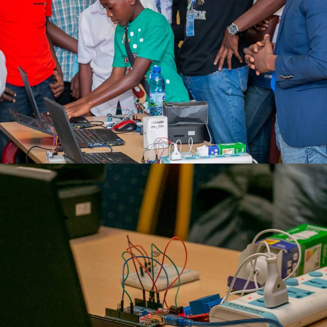 StartersTech's tweet image. StartersTech teaches your kids how to use Arduino boards to read inputs (lights on a sensor, a finger on a button or a twitter message) and turn it into an output (activating a motor, turning on an LED or publishing something online)...
#StartersTech #arduinoboards #Electronics