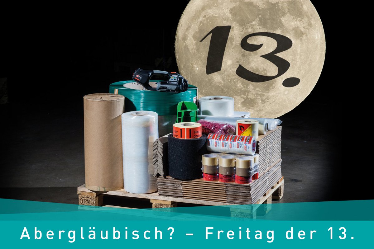 Heute ist Vollmond + Freitag, der 13.

Das kann kein Zufall sein? Keine Sorge, unsere Verpackungsmittel bringen Ihre Sendungen auch heute sicher durch den Tag! 😊
Freitag der 13. bedeutet außerdem, dass das Wochenende vor der Tür steht 😉 Schönes Wochenende!