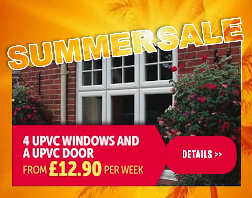 WindowsSelect's tweet image. Summer Sale still on for 4 UPVC Windows and a UPVC door from £12.90 a week