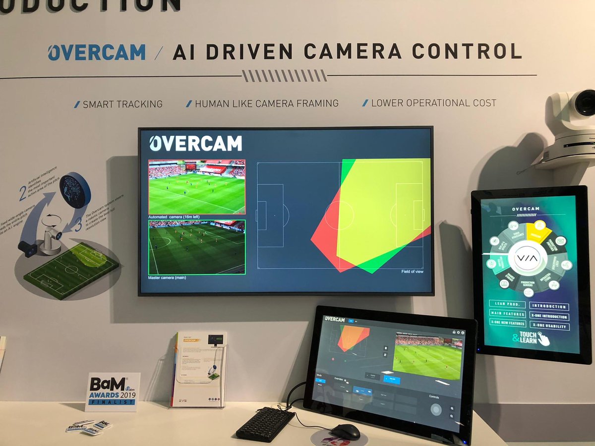 mdelvaux89's tweet photo. Our #OVERCAM booth @IBCShow 🔥🔥🔥 https://t.co/5jxO9UOXjc