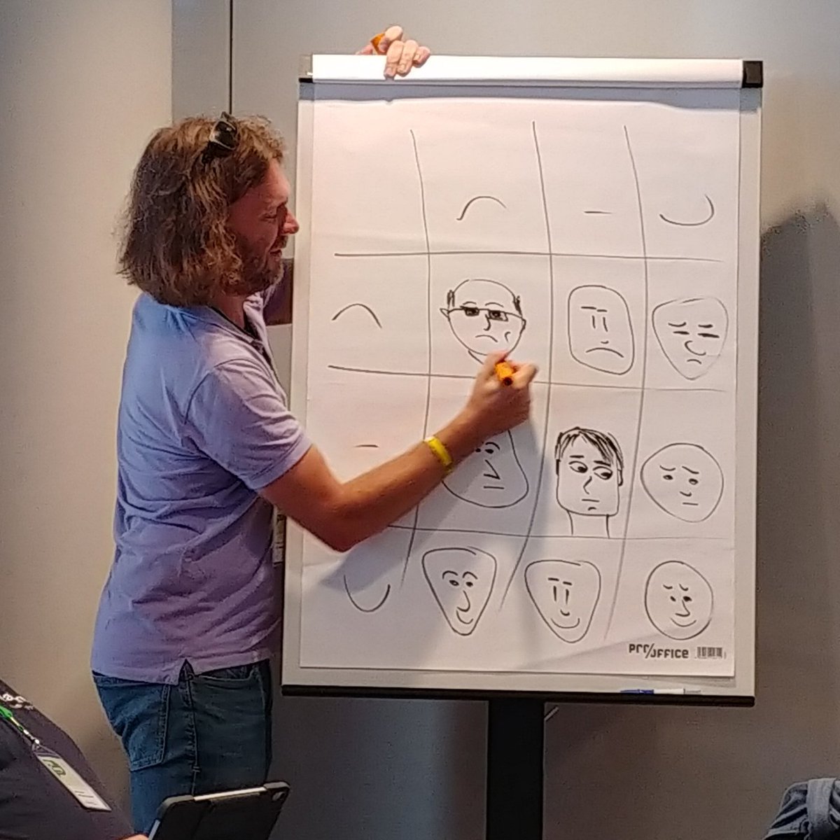(.PMCampMUC): RT stiefkind: Und was mit Männchen geht, geht natürlich auch mit Gesichtern, weiß VisualBraindump. #pmcampmuc #pmcampmuc2019