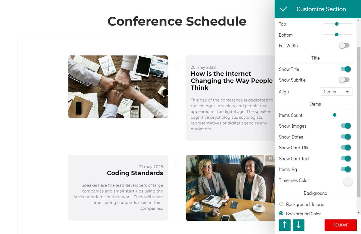 8bsite's tweet image. 8b Simple Site Builder | Timeline

Try it here: 8b.com

This is an example of the timeline section you can design yourself for free using your smartphone or PC.