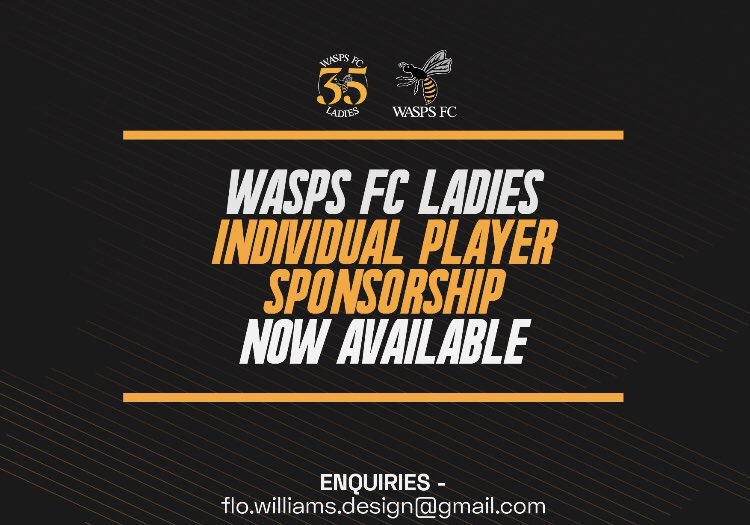 New season, new opportunities, new sponsor? Looking to help women in sport at the highest levels, get in touch @Waspsladies 🐝💥#sponsor #sport #rugby #femalesport