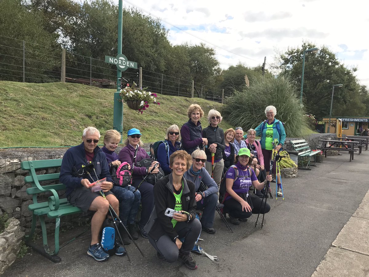 Departing from Norden Station on our way to Harmans Cross, then Nordic Walking back to #purplebeckfest
#nordicwalkinguk #coreconcept
