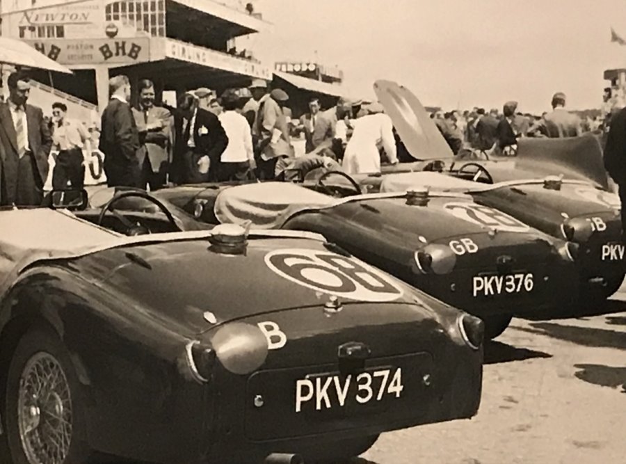 IconicAuc's tweet photo. We are proud to be offering a historically important race car at this years @ClassicMotorNEC, the ex-Works 1955 #LeMans24hours Triumph TR2. With a fabulous history, it  has potential entry into #LemansClassic #MilleMiglia &amp; #GoodwoodRevival More details: https://t.co/33qeNUfCgx https://t.co/Niu2HvU7CW