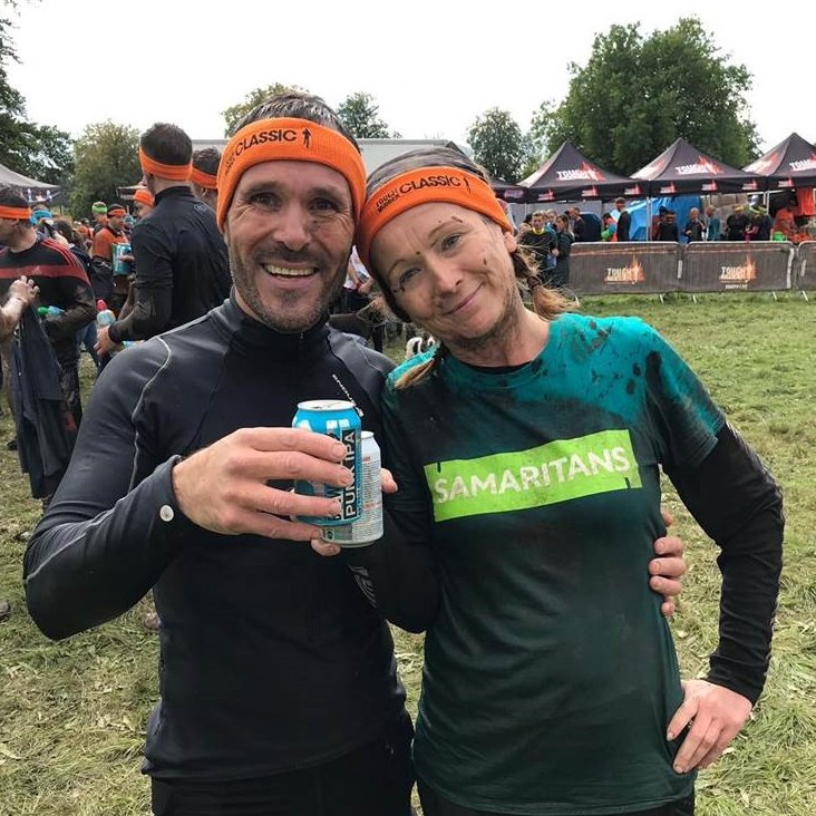 Mud and bruises didn't stop the awesome Amanda from tackling @ToughMudder for #TeamSamaritans and raising £440. Thank you, Amanda! Take a look here for lots of different activities to get involved in - not all of them muddy! - to support Team Samaritans: bit.ly/2kfx7UF
