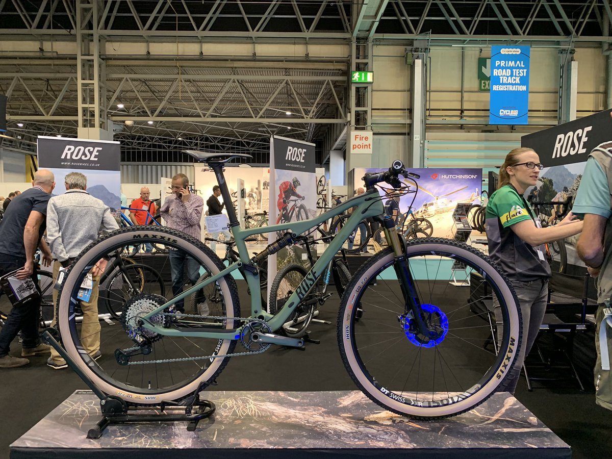 RGMM_UK's tweet photo. Come see us at the @CycleShow where we have a full range of our @ROSEBikes. Look, touch, sit on and enjoy! We’re even on the test track if you want to have a ride before you buy? #BikePorn #RoseBikesUK @RGMM_UK https://t.co/k3RpTZiPI2