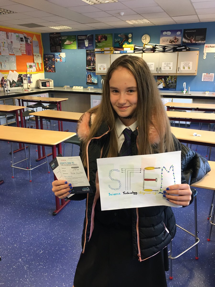 Ms. Cunningham (@mscsci) on Twitter photo Congratulations to Rachael in S1 who won our #STEM logo competition, collecting a prize of 2 tickets to the Science Centre, thanks to <a href="/gsc1/">Glasgow Science Centre</a>
The design was chosen by our wonderful <a href="/RosshallAcademy/">Rosshall Academy</a> <a href="/RosshallScience/">RosshallScience</a> #STEMAmbassadors ...twitter page coming soon! Congratulations to Rachael in S1 who won our #STEM logo competition, collecting a prize of 2 tickets to the Science Centre, thanks to <a href="/gsc1/">Glasgow Science Centre</a>
The design was chosen by our wonderful <a href="/RosshallAcademy/">Rosshall Academy</a> <a href="/RosshallScience/">RosshallScience</a> #STEMAmbassadors ...twitter page coming soon!