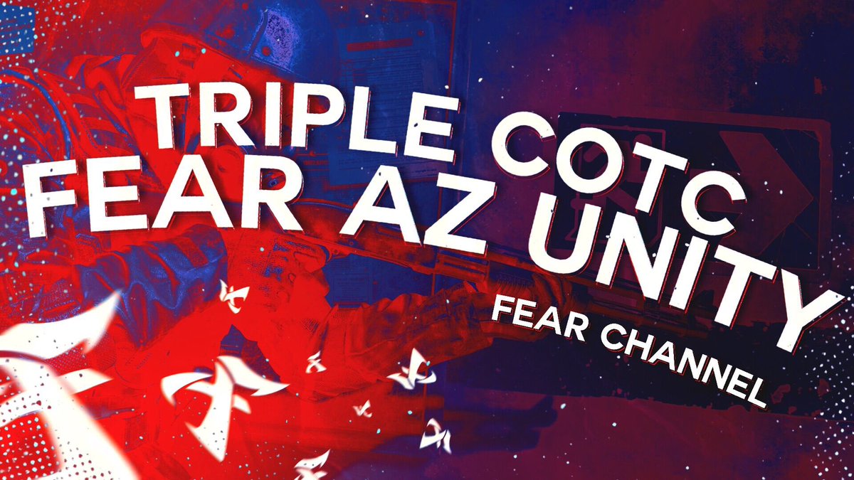 FeAr_Snipin's tweet photo. Today 20:👀

uN × FeAr × Az
Triple COTC "Team Fntz"を
FeArのチャンネルで
アップロードします🎉

uN &amp; Az のチャンネルにも
動画がアップロードされますので
是非ご覧ください！🙏 https://t.co/3JlraNKvbh